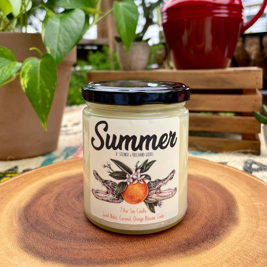 Summer Soy Candle, available in Tallahassee, FL