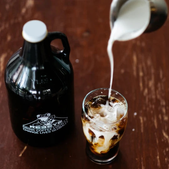 Cold Brew and Cream from RedEye Coffee in Tallahassee, FL.