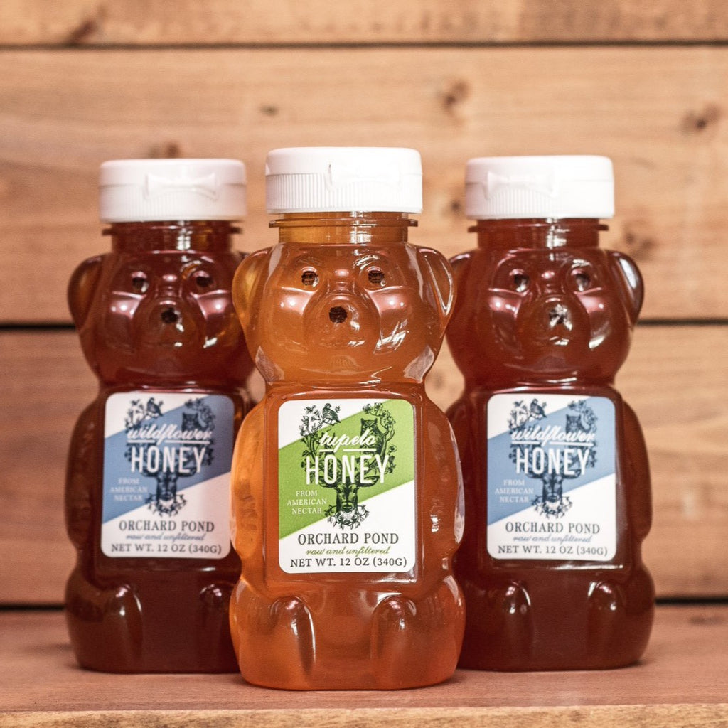 Harvested tupelo honey from Orchard Pond Organics in Tallahassee, FL. 