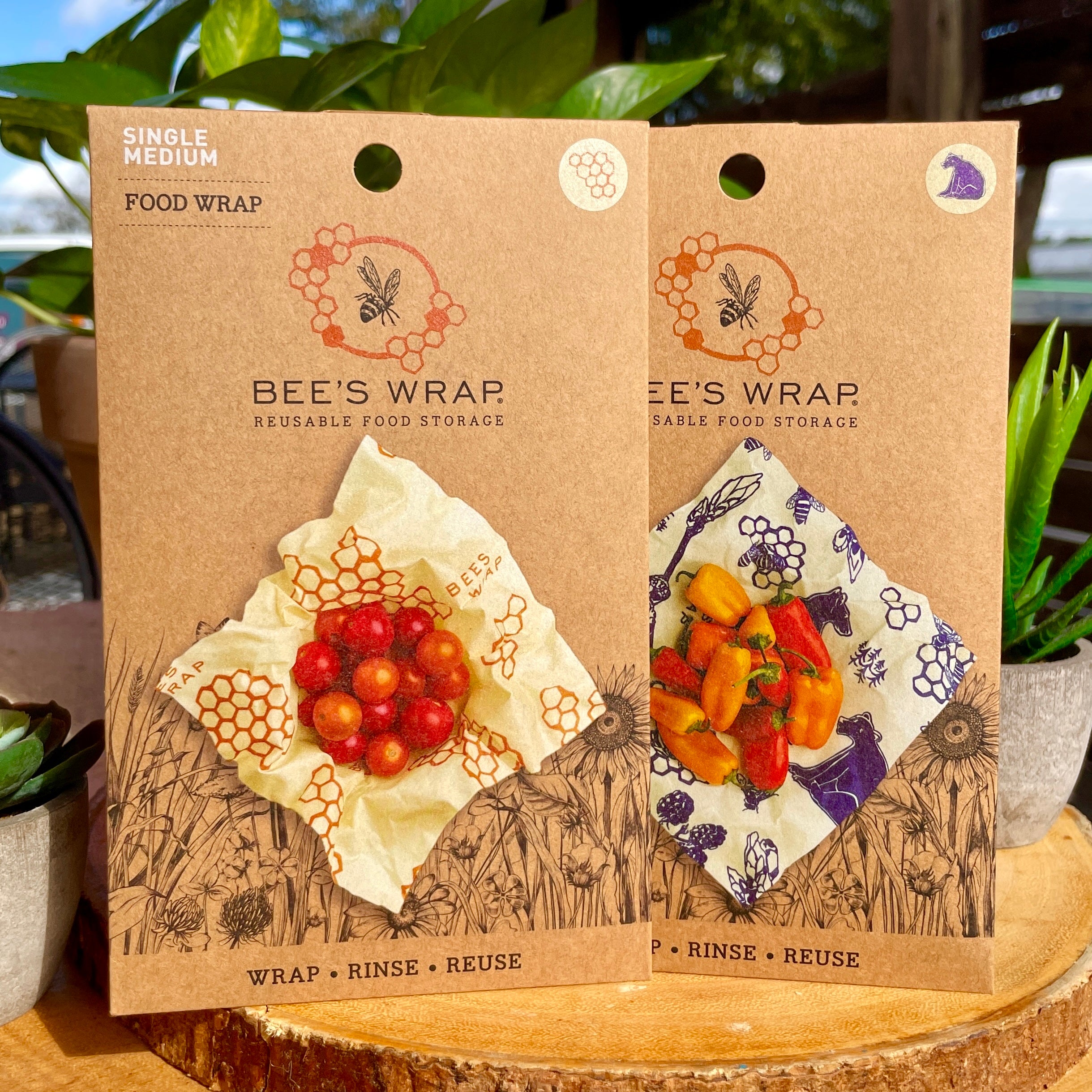 Bee's Wrap VEGAN Reusable Food Wrap — Write Impressions