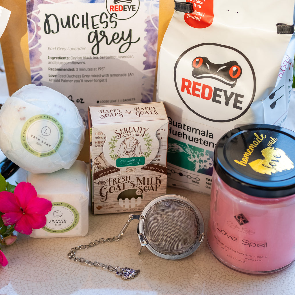 Ultimate Gift Set for Her available at Red Eye Coffee in Tallahassee, FL