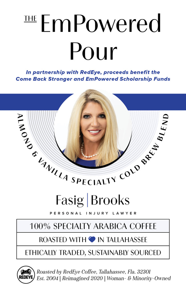 The EmPowered Pour Fasig Brooks Bagged Coffee Freshly roasted coffee in Tallahassee, FL